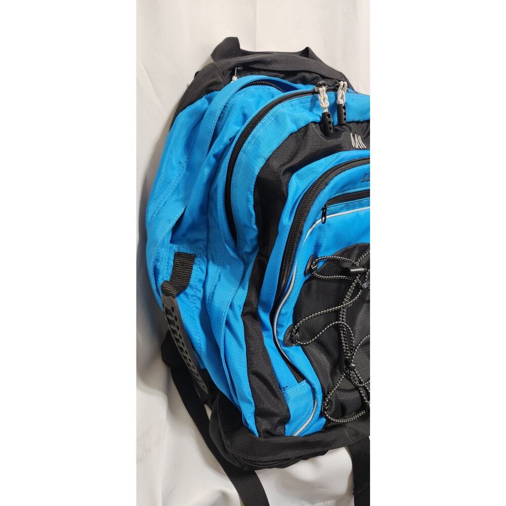 Vintage LL Bean Sling Bag Backpack Blue/ Black Outdoors Very Clean Embroidered - Picture 4 of 6